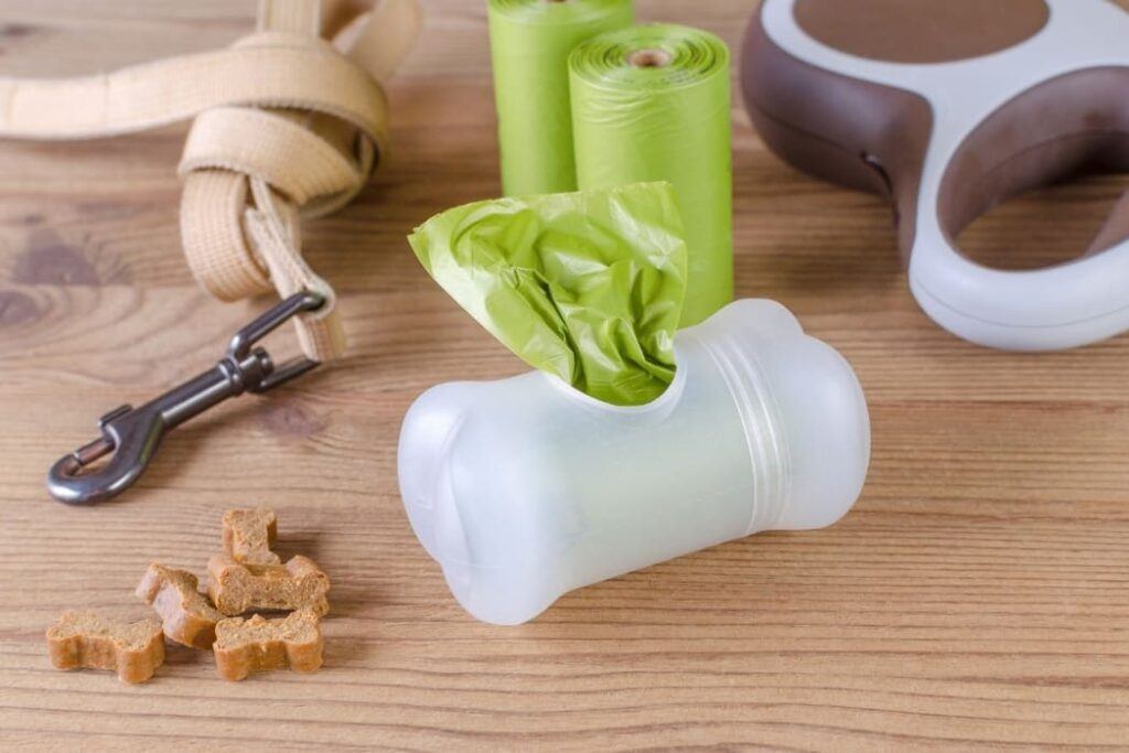 compostable poop bags with dispenser