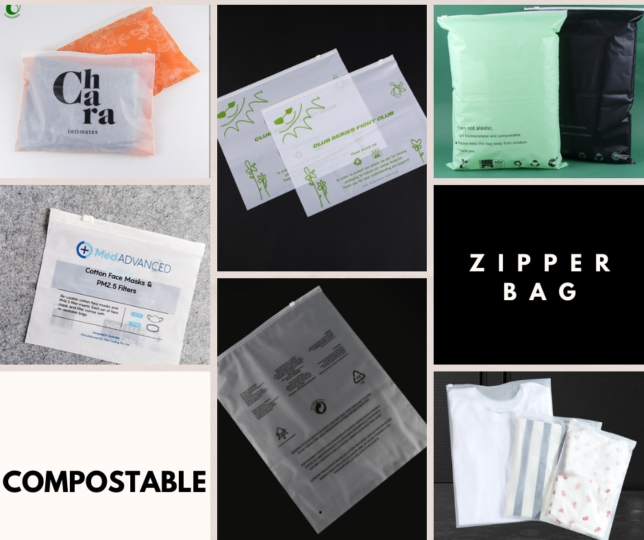 compostable zipper bags wholesale