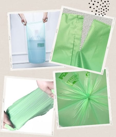 What are the advantages of compostable garbage bags