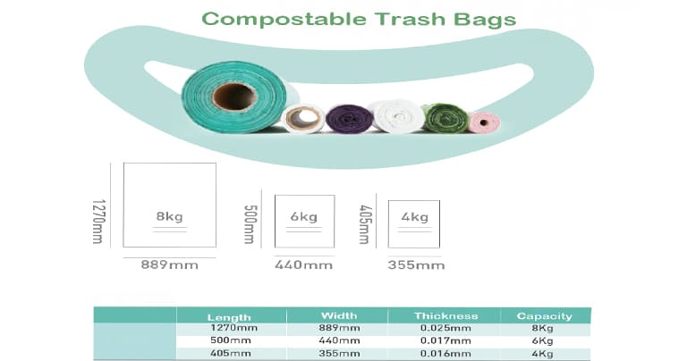 fabricant de sacs poubelles compostables