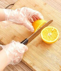 Eco friendly food prep gloves