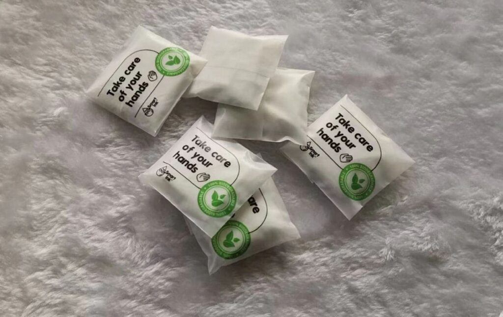 individually wrapped compostable gloves