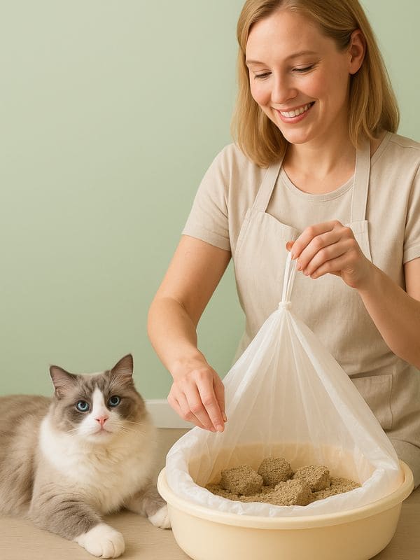 bags for cat litter waste